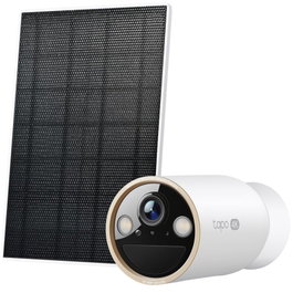 TP-Link Tapo C460 KIT Cámara de Videovigilancia 4K Exterior con Batería y Panel Solar Visión Nocturna Control App IA